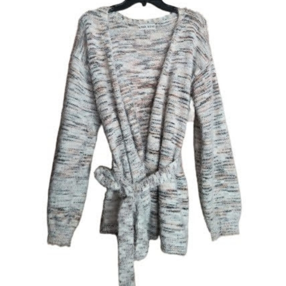Knox Rose Women's Cardigan - Cream and Brown - Picture 1 of 5